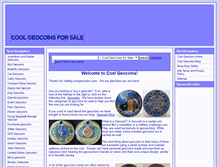 Tablet Screenshot of coolgeocoins.com